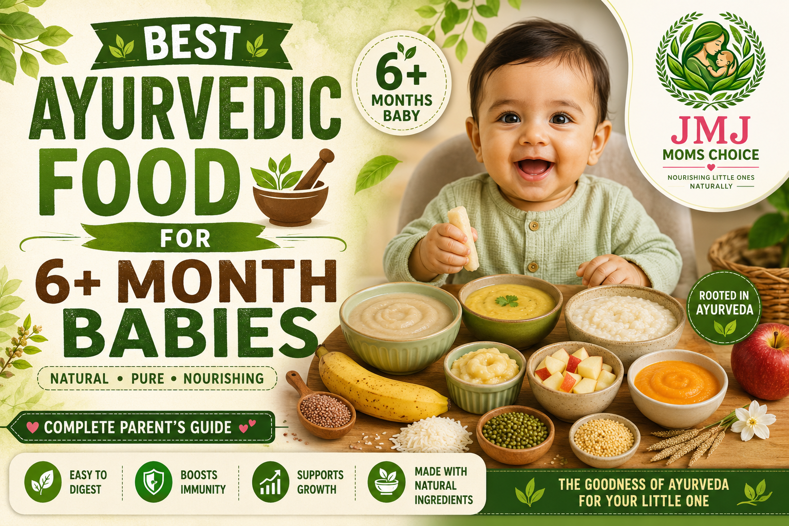 best ayurvedic food for 6+ month babies